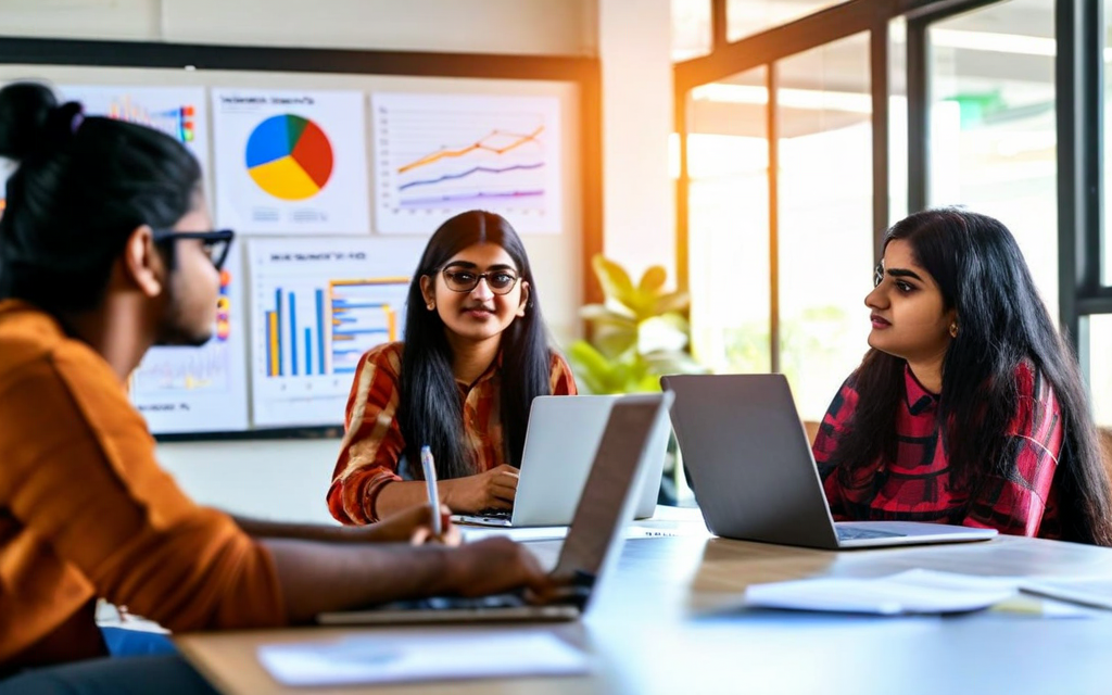 Hands-on Digital Marketing Training at SDMI Ranchi Students practicing hands-on digital marketing skills with live projects at SDMI Ranchi